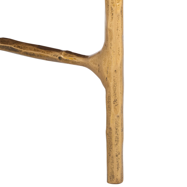 Safavieh Jessa Oval Coffee Table - Black Marble Top With Elegant Brass Finish & Slim Iron Frame Design Brass ,Black Metal ,Black Marble ,Wood Sfv9521f