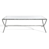 Safavieh Debbie Rectangle Metal Coffee Table SFV9522B