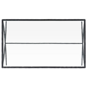 Safavieh Debbie Rectangle Metal Coffee Table Black SFV9522E