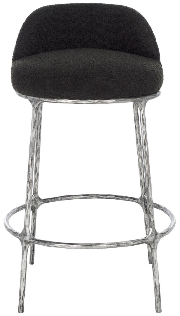 Safavieh Woodsen Boucle Counterstool Black Metal / Wood / Foam / Fabric SFV9524B