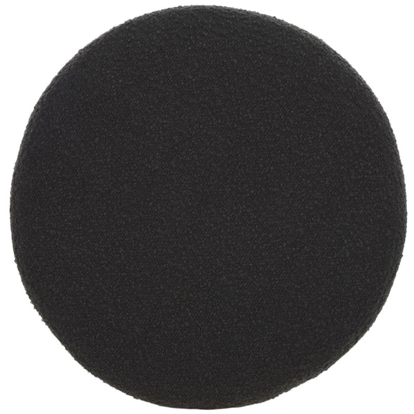 Safavieh TRUMEN Boucle Counter Stool - Plush Comfort & Sleek Metal Base for Modern Dining Elegance Black SFV9525B