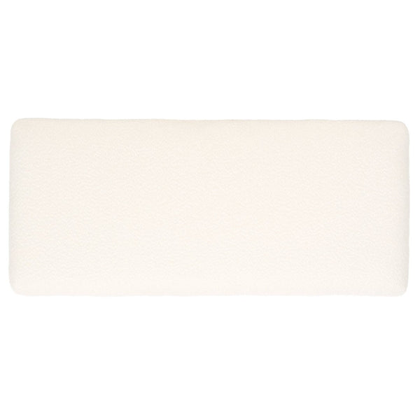 Safavieh MARVIN 36" Chic Ivory Boucle Bench with Black Metal Base - Modern Entryway, Bedroom, or Dining Accent SFV9529B