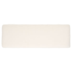 Safavieh MARVIN 48" Modern Boucle Bench - Elegant Seating for Entryways and Living Rooms, Chic Design Ivory / Brass SFV9530A