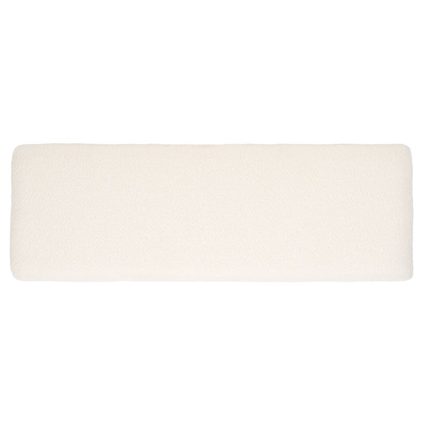 Safavieh MARVIN 48" Modern Boucle Bench - Elegant Seating for Entryways and Living Rooms, Chic Design Ivory / Brass SFV9530A