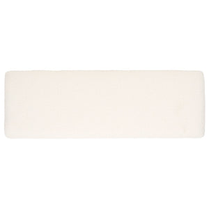 Safavieh MARVIN 48" Modern Boucle Bench - Elegant Seating for Entryways and Living Rooms, Chic Design Ivory / Black SFV9530B