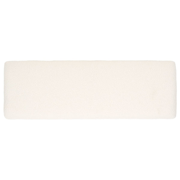 Safavieh MARVIN 48" Modern Boucle Bench - Elegant Seating for Entryways and Living Rooms, Chic Design Ivory / Black SFV9530B
