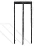 Safavieh Galvin Marble Top Drink Table Black / Black SFV9534A