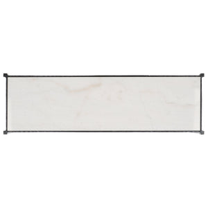 Safavieh Isabellina Metal And Marble Console Table – Elegant Brass And White Design For Timeless Appeal Black ,White Metal ,Marble Sfv9540b