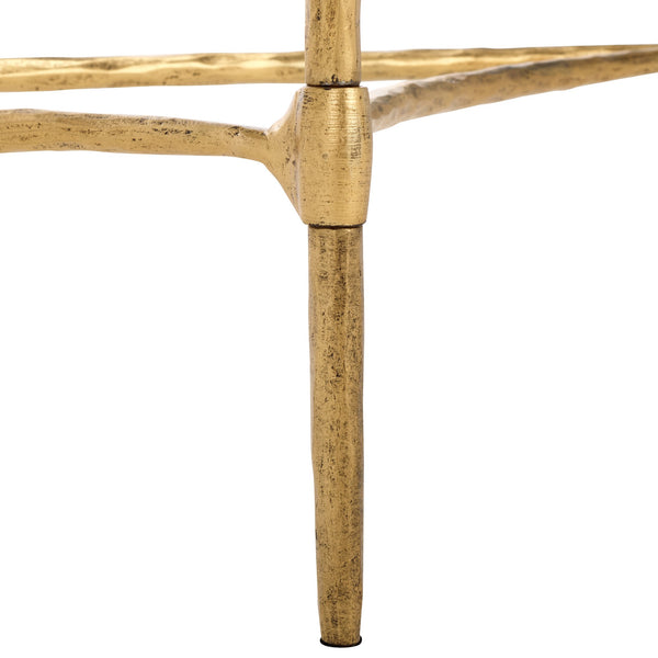 Safavieh Isabellina Half Moon Console Table - Elegant Brass And Glass Design For Modern Home Décor Charm Brass ,Clear Metal ,Glass Sfv9542a