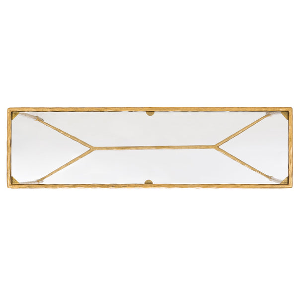 Safavieh Isabellina Metal And Glass Console Table – Elegant, Durable Design To Elevate Your Home Décor Style Brass ,Clear Metal ,Glass Sfv9543a