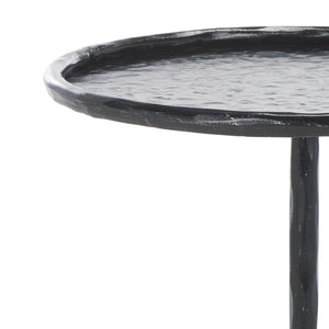 Safavieh Tanyarose Metal And Marble Accent Table - Chic Drink Holder For Modern Living Room Decor Black ,White Metal ,Marble Sfv9545a