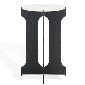 Safavieh Tayanna Metal And Marble Accent Table - Elegant Black & White Design For Stylish Home Décor Black ,White Metal ,Marble Sfv9546a
