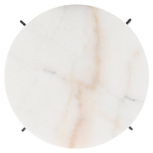 Safavieh Tayanna Metal And Marble Accent Table - Elegant Black & White Design For Stylish Home Décor Black ,White Metal ,Marble Sfv9546a