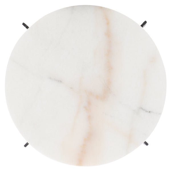 Safavieh Tayanna Metal And Marble Accent Table - Elegant Black & White Design For Stylish Home Décor Black ,White Metal ,Marble Sfv9546a