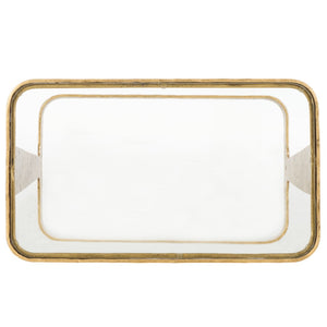 Safavieh VIKTOR Forged Metal Accent Table in Brass & Clear Glass - Stylish, Durable & Versatile Design SFV9547A