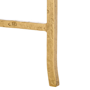 Safavieh Tauri Forged Metal Round Coffee Table - Elegant Glass Top With Sturdy Brass Base For Living Spaces Brass ,White Metal ,Marble Sfv9552c