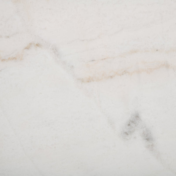 Safavieh Tauri Forged Metal Round Coffee Table - Elegant Glass Top With Sturdy Brass Base For Living Spaces Brass ,White Metal ,Marble Sfv9552c