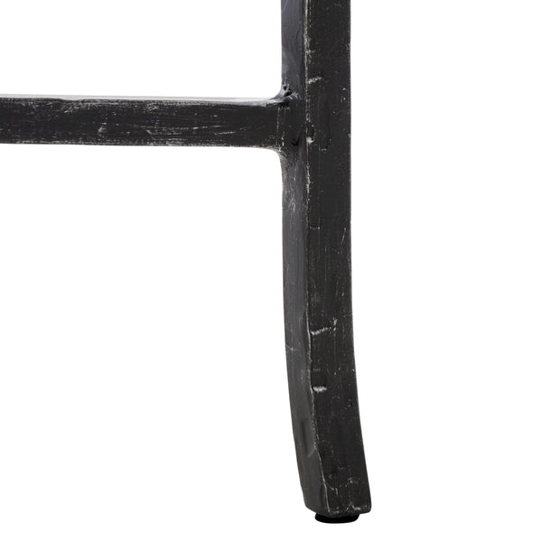 Safavieh Tauri Forged Metal Accent Table – Chic Brass Finish With Clear Glass Top For Elegant Home Decor Black ,Clear Metal ,Tempered Glass Sfv9554b