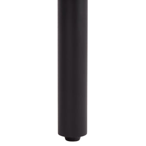 Sheeran Black Metal Spindle Bedframe With Reinforced Slats, Matte Finish, Timeless Minimalist Style