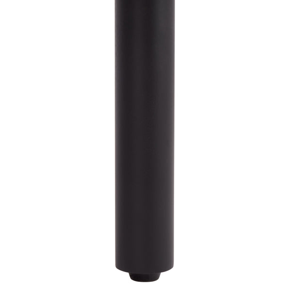 Sheeran Black Metal Spindle Bedframe With Reinforced Slats, Matte Finish, Timeless Minimalist Style