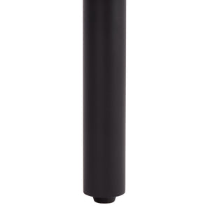 Sheeran Black Metal Spindle Bedframe With Reinforced Slats, Matte Finish, Timeless Minimalist Style