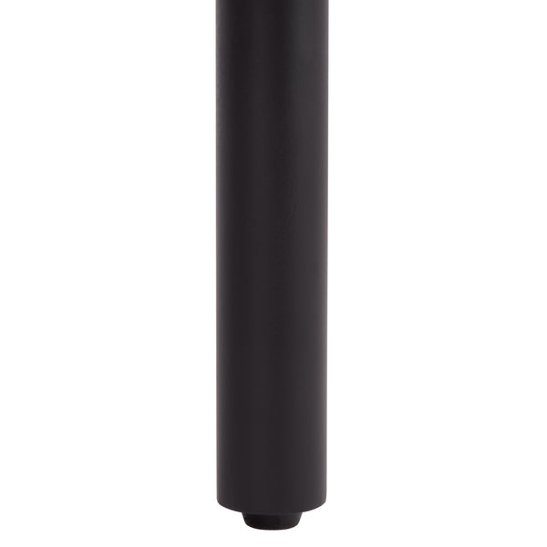 Sheeran Black Metal Spindle Bedframe With Reinforced Slats, Matte Finish, Timeless Minimalist Style