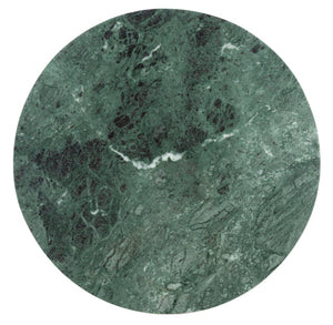 Safavieh VALENTIA Round Marble Accent Table - Sculptural Elegance for Modern Interiors and Small Spaces Green SFV9704C