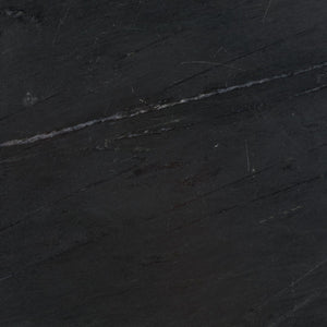Safavieh VALENTIA Round Marble Accent Table - Sculptural Elegance for Modern Interiors and Small Spaces Black SFV9704D