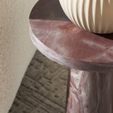 Safavieh Valentia Round Marble Accent Table XII23 Pink Marble / Mdf  SFV9704E