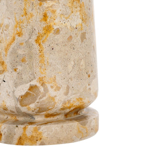 Safavieh Valentia Round Marble Accent Table Beige Marble / Mdf  SFV9704I