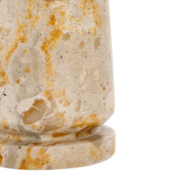 Safavieh Valentia Round Marble Accent Table Beige Marble / Mdf  SFV9704I