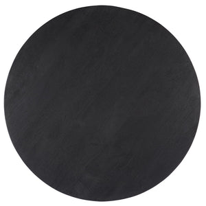 Safavieh Calhoun Round Wood Coffee Table Black SFV9705C