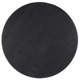 Safavieh Calhoun Round Wood Coffee Table Black SFV9705C