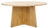 Safavieh Madilynn Round Wood Coffee Table Natural SFV9707C