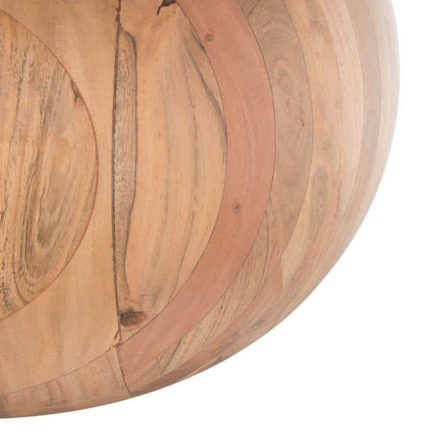 Safavieh Gabribella Round Wood Coffee Table XII23 Natural Wood SFV9709A-2BX