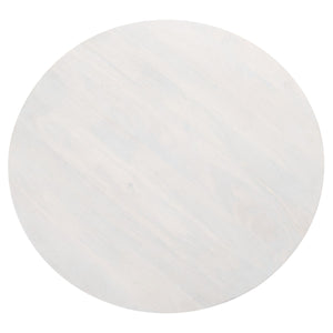 Safavieh Gabribella Round Wood Coffee Table XII23 White Wash Wood SFV9709B-2BX