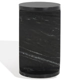 Safavieh Melinda Marble "C" Accent Table XII23 Black Marble SFV9714C