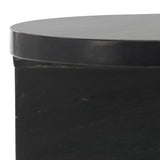 Safavieh Melinda Marble "C" Accent Table XII23 Black Marble SFV9714C