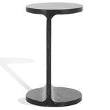 Safavieh Melinda Marble "C" Accent Table XII23 Black Marble SFV9714C