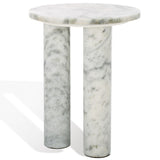 Safavieh Giabella 3 Leg Marble Accent Table White Marble SFV9715A-2BX