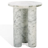 Safavieh Giabella 3 Leg Marble Accent Table White Marble SFV9715A-2BX