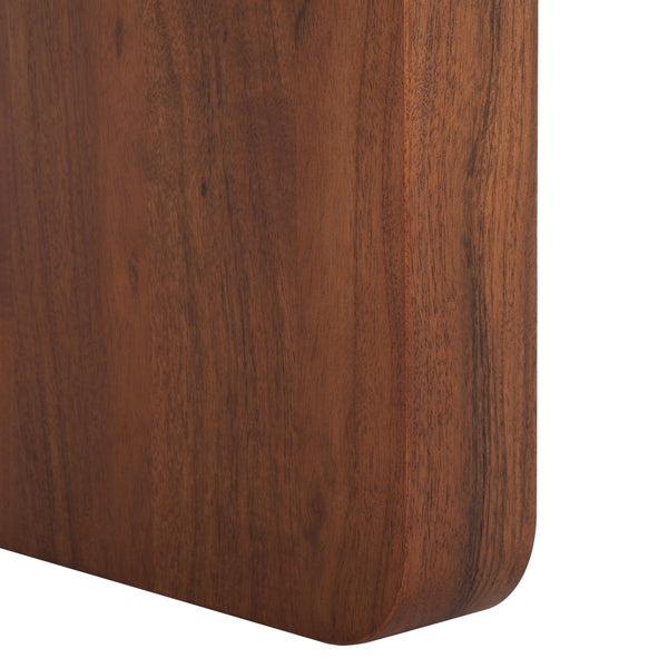 Safavieh Malkin Round Marble Top Coffee Table Brown / Dark Brown 38 IN W x 38 IN D x 15 IN H