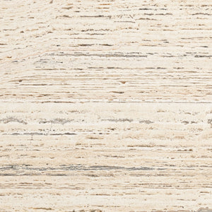 Safavieh Shayna Travertine Coffee Table Travertine / Black 35 IN W x 35 IN D x 16.5 IN H