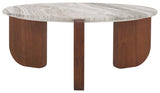 Safavieh Graelyn Marble Top Coffee Table SFV9724B-2BX