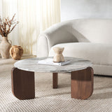 Safavieh Graelyn Marble Top Coffee Table SFV9724B-2BX