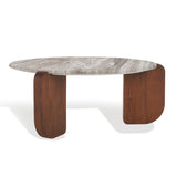 Safavieh Graelyn Marble Top Coffee Table SFV9724B-2BX