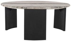 Safavieh Dannica Round Marble Top Coffee Table SFV9725A-2BX