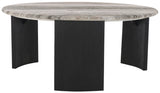 Dannica Round Marble Top Coffee Table