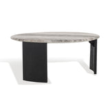 Safavieh Dannica Round Marble Top Coffee Table SFV9725A-2BX