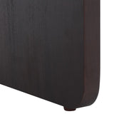 Safavieh Floris Travertine Top Nightstand Black / Travertine SFV9726A